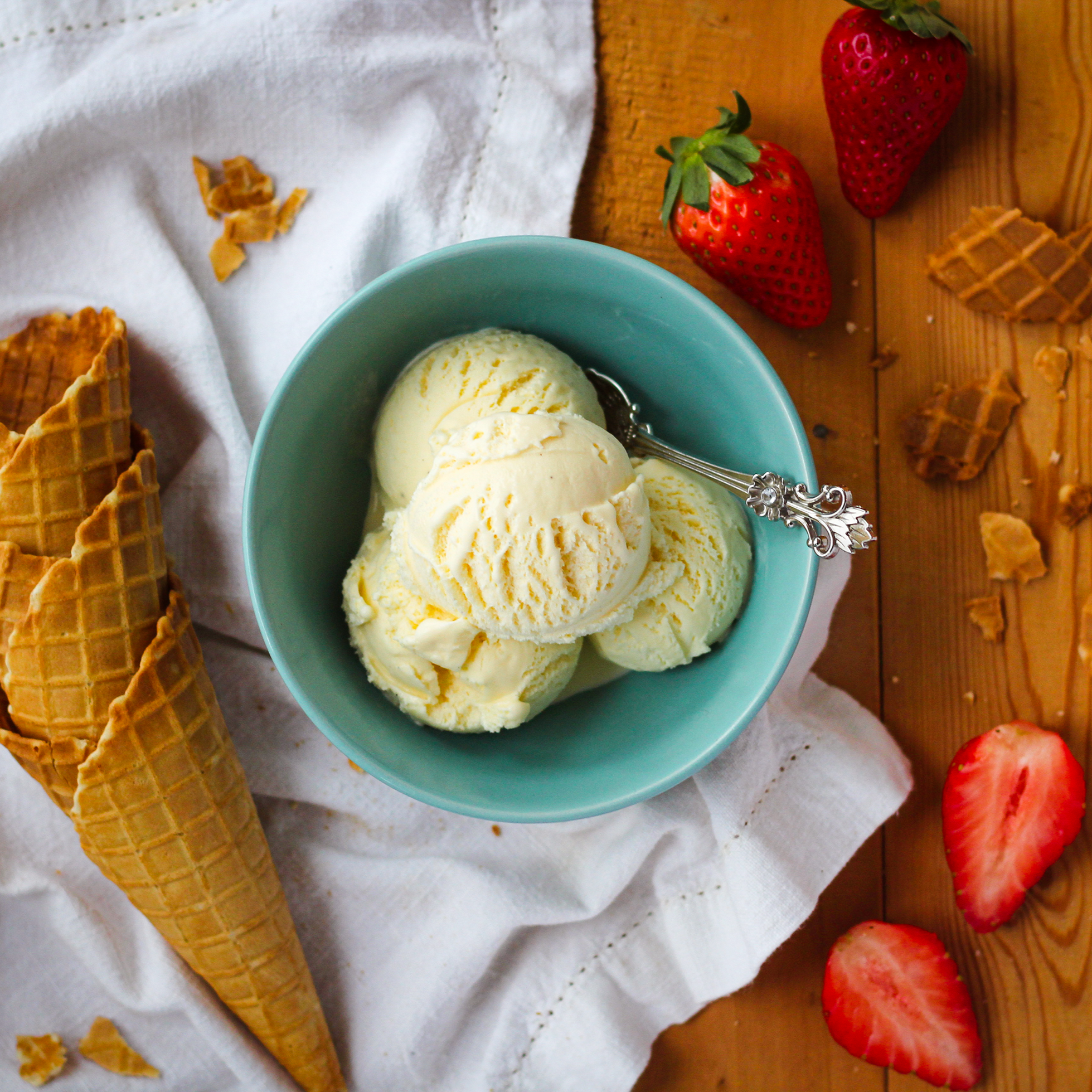 Vanilla ice cream